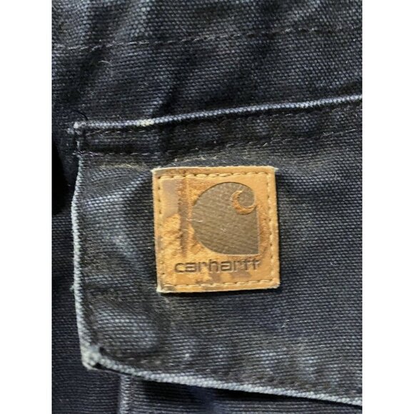 VTG Carhartt Jacket XL C52-MDT Blanket Lined Duck Canvas Ranch Distressed Faded - Picture 6 of 16